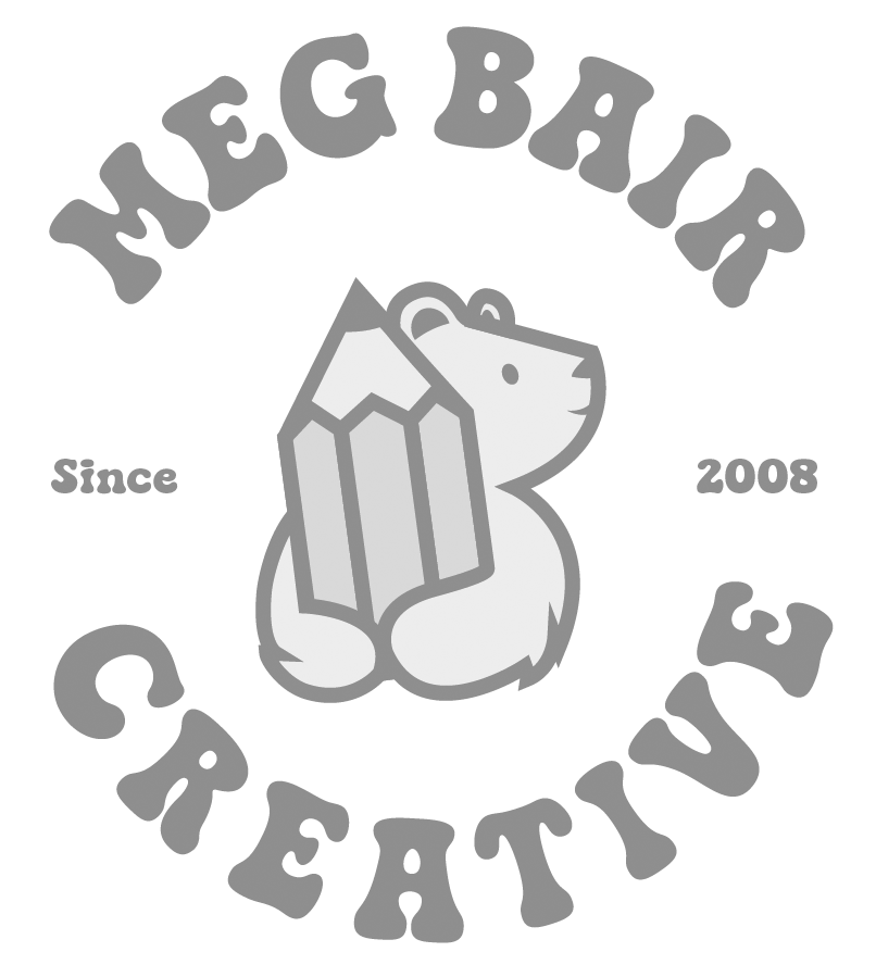meg bair creative logo<br />
